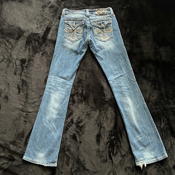 MISS ME jeans size 28 boot cut- only worn twice still in near perfect condition - Picture 2 of 6